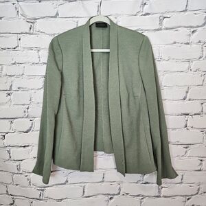 Akris Green Open Front Jacket